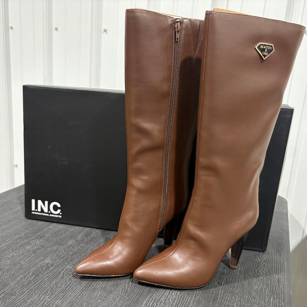 ✨ INC Rajel Pointed‑Toe Stiletto Boots – Size 8 (Brand New!) ✨